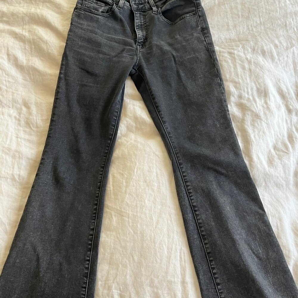 Levis Premium 726 Flare 29W x 30L - A million miles Black